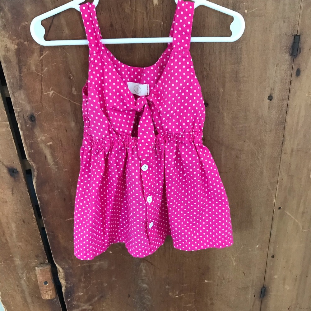 Pink Polka Dot Dress